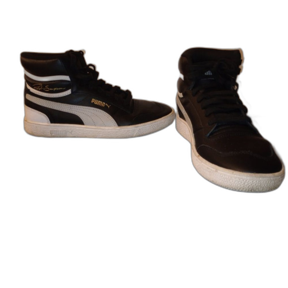 Puma Ralph Sampson mid basketball shoe size 7C child used - Picture 2 of 8